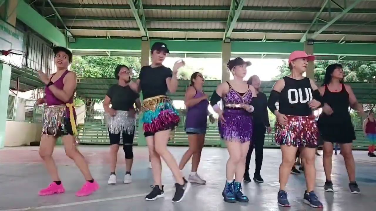 Zumba dance #PalarongPambansa  with RL and friends