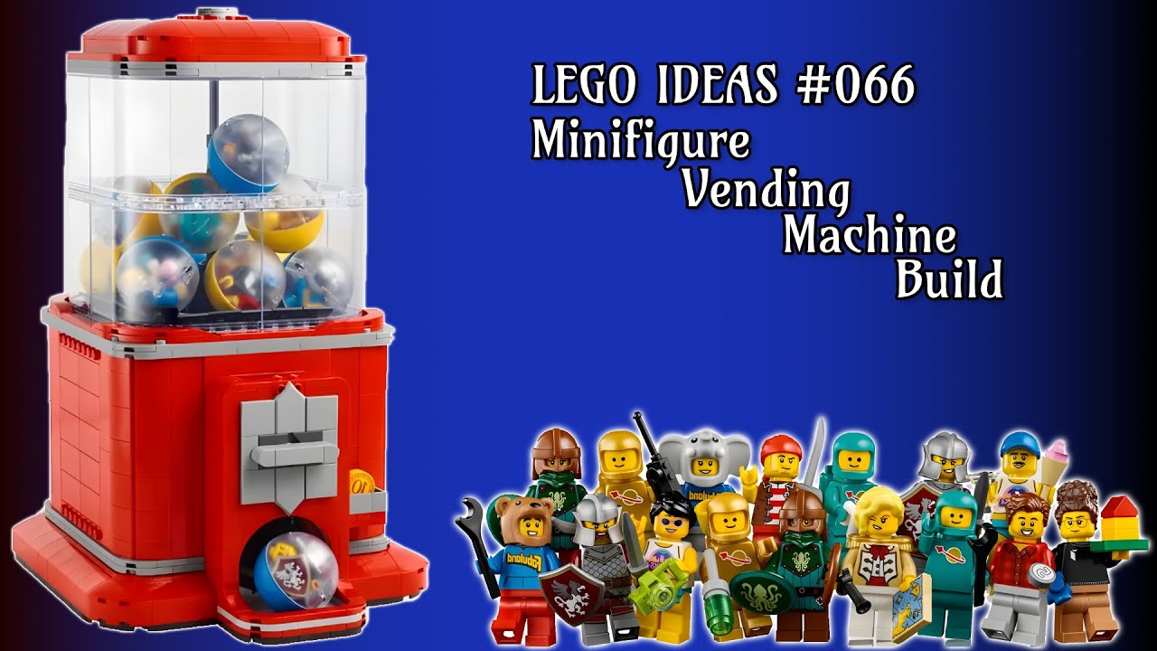 LEGO Ideas #066 Minifigure Vending Machine Build