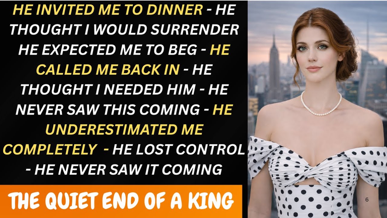 He Invited Me to Dinner — He Never Saw This Coming