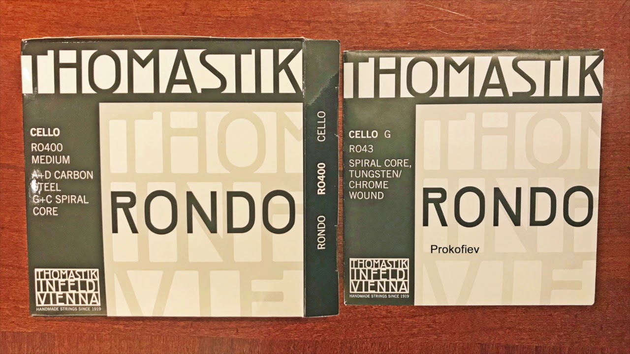 A Comparison of Thomastik Versum, Versum Solo, and Rondo cello strings