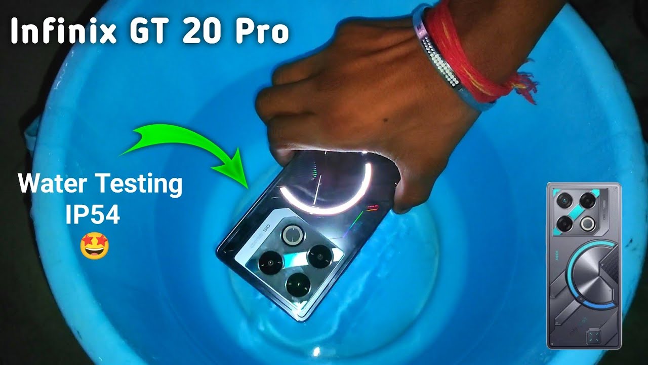 Infinix GT 20 Pro Water Testing IP54 🤩