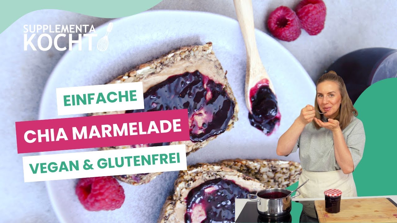 Einfache Chia-Marmelade 🍓🫐
