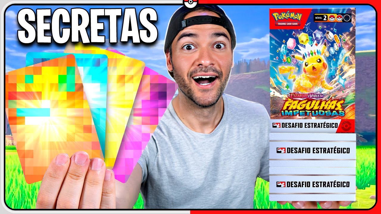 As CARTAS POKÉMON SECRETAS de FAGULHAS IMPETUOSAS