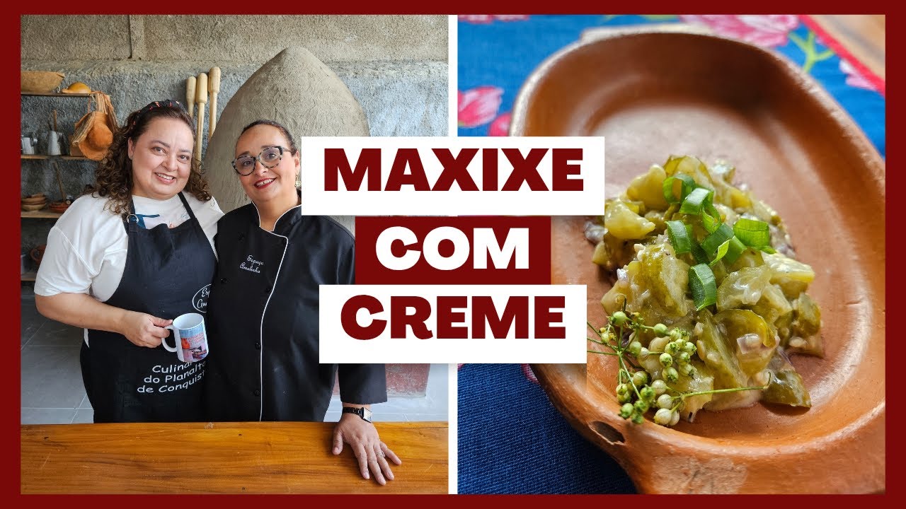Cortadinho de maxixe com creme