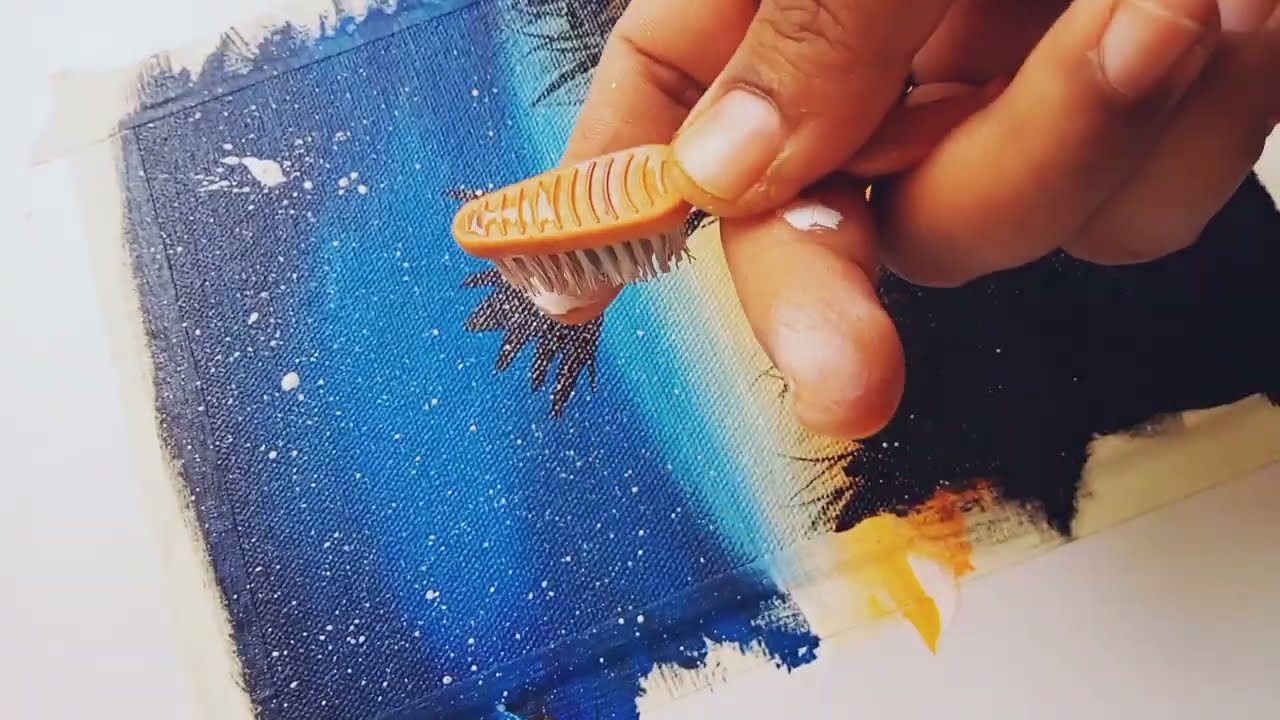 Unbelievable Sunset Painting Unleashed: [2023]Beginner Acrylic Tutorial 🤯