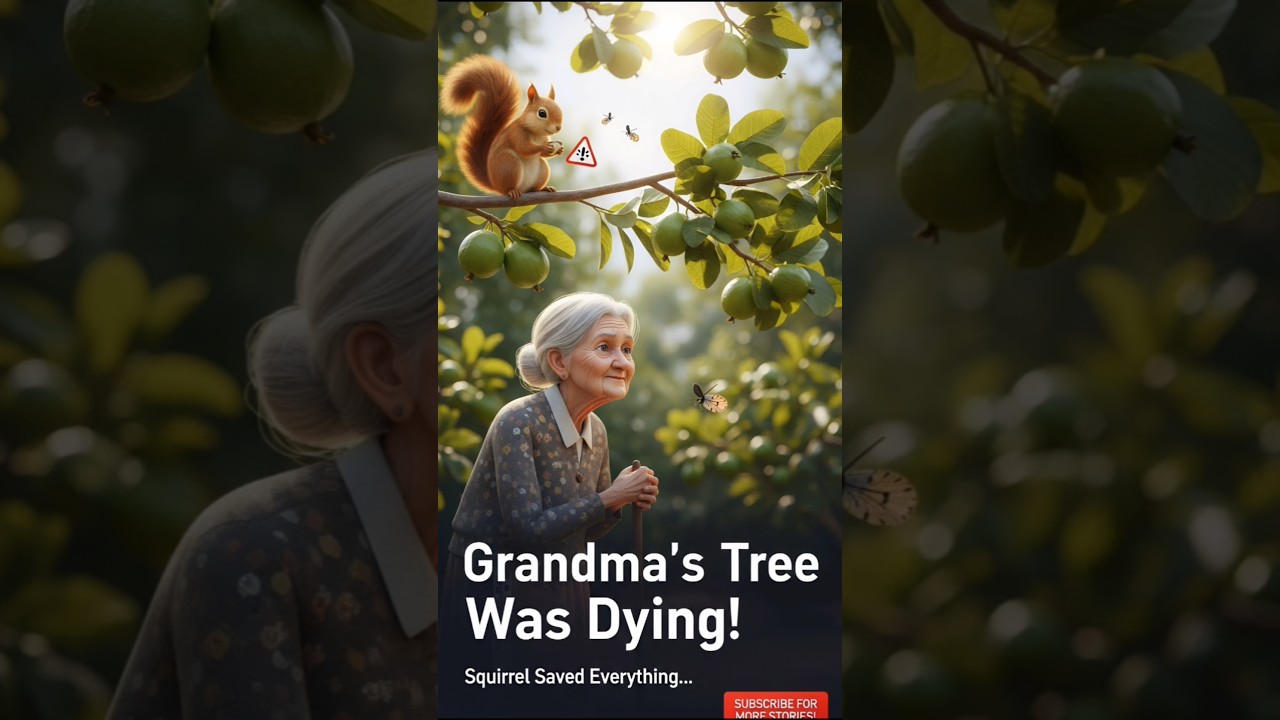 The Squirrel That Saved Grandma’s Guava Tree | Heartwarming Village Story 