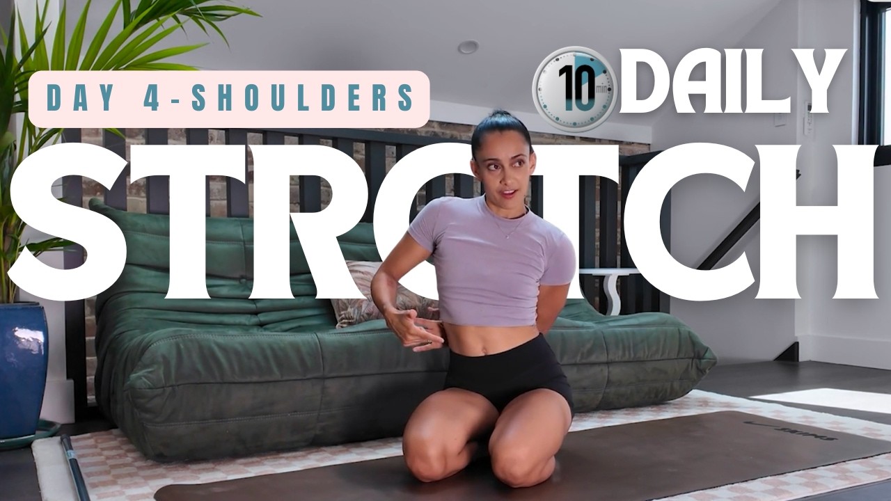 Tight Shoulders? 10-Min Shoulder Mobility | Day 4 Flexibility Plan