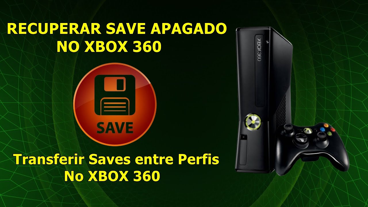 Como Recuperar Save Apagado ou Transferir Save entre Perfis no XBOX 360