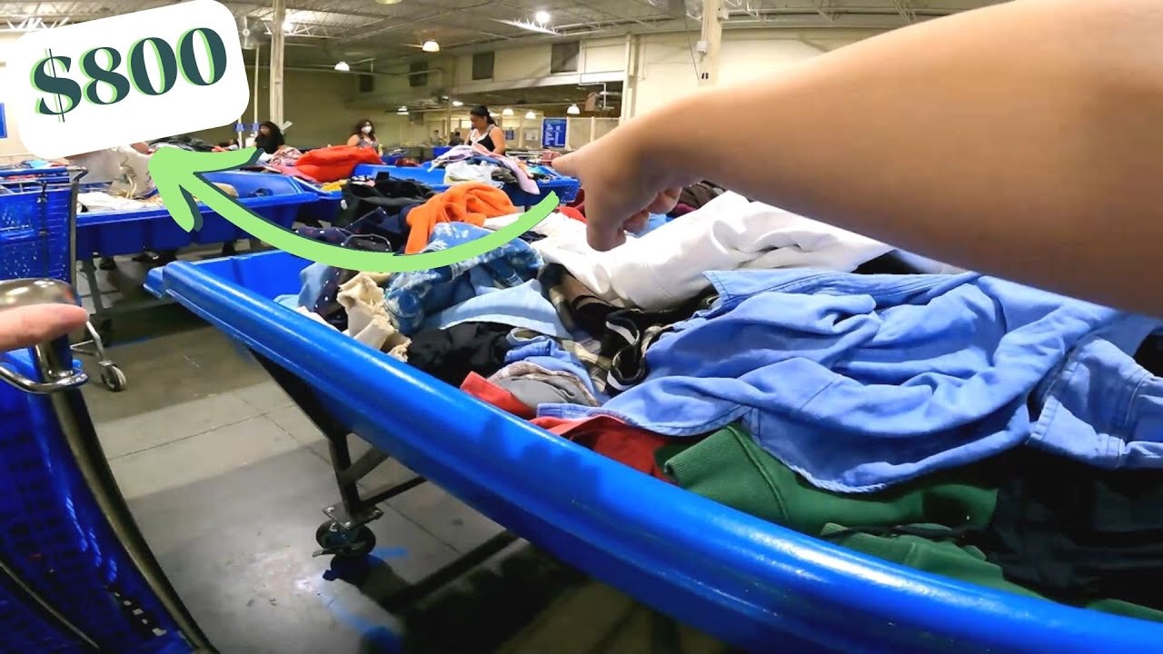 I Found An INSANE $800 Thrift Haul At The Goodwill Outlet Bins (come thrift with me 😍)