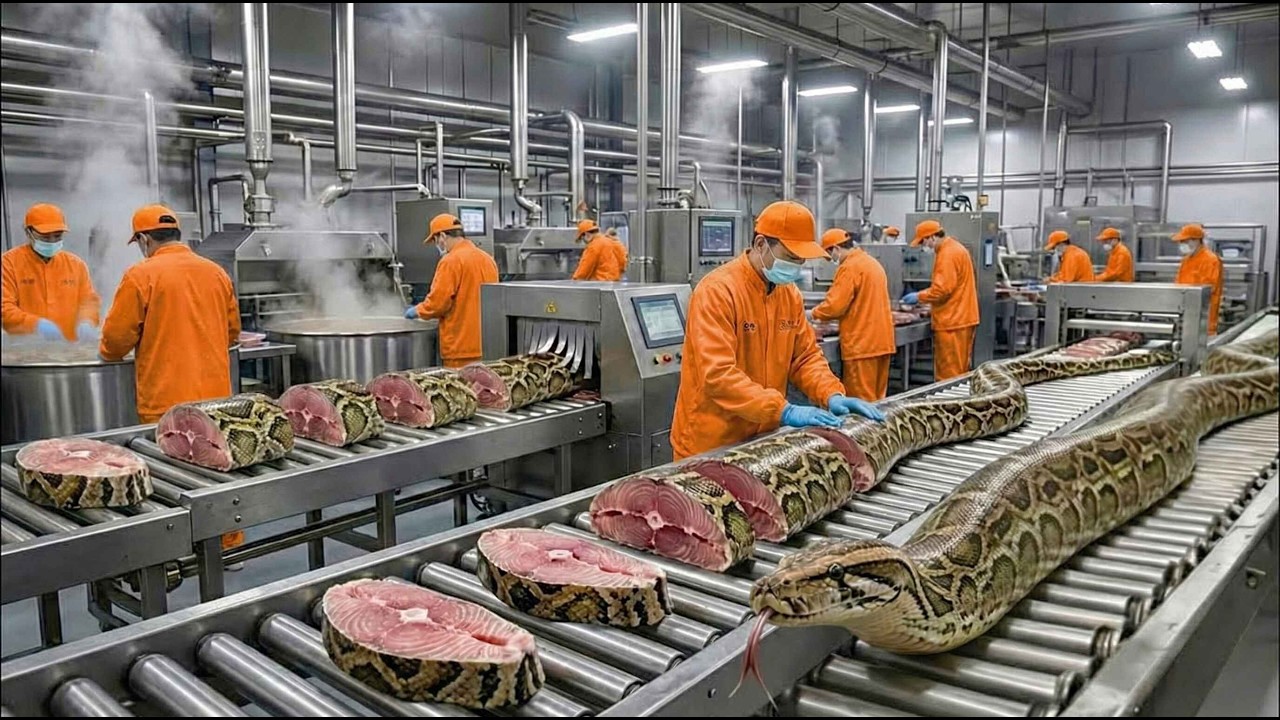 Inside the Modern Snake Meat Factory: The Incredible Process You’ve Never Seen
