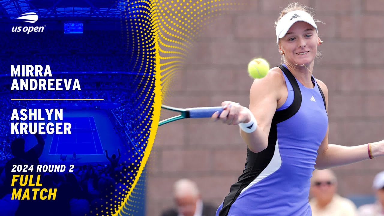 Mirra Andreeva vs. Ashlyn Krueger Full Match | 2024 US Open Round 2