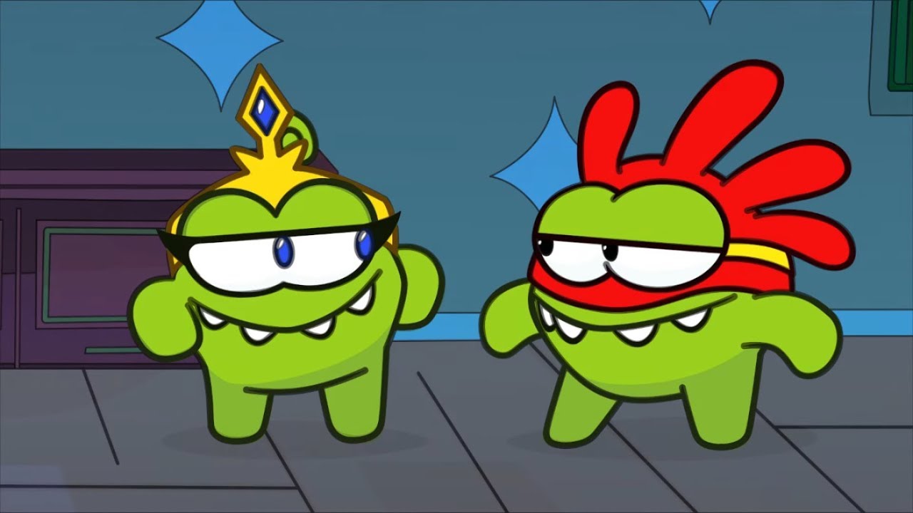Learning colours with Om Nom: Super Noms: Electric Horror