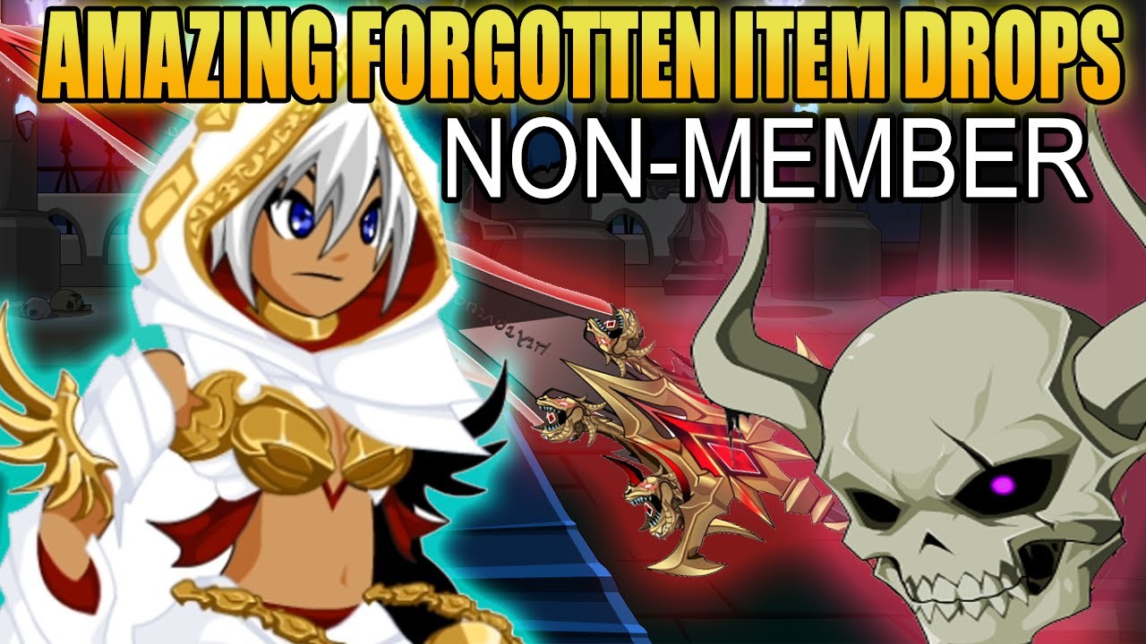 AQW-TOP FREE AMAZING NON-MEMBER BOSS AND QUEST DROPS THAT HAVE BEEN FORGOTTEN+ HOW TO GET(EASY FARM)