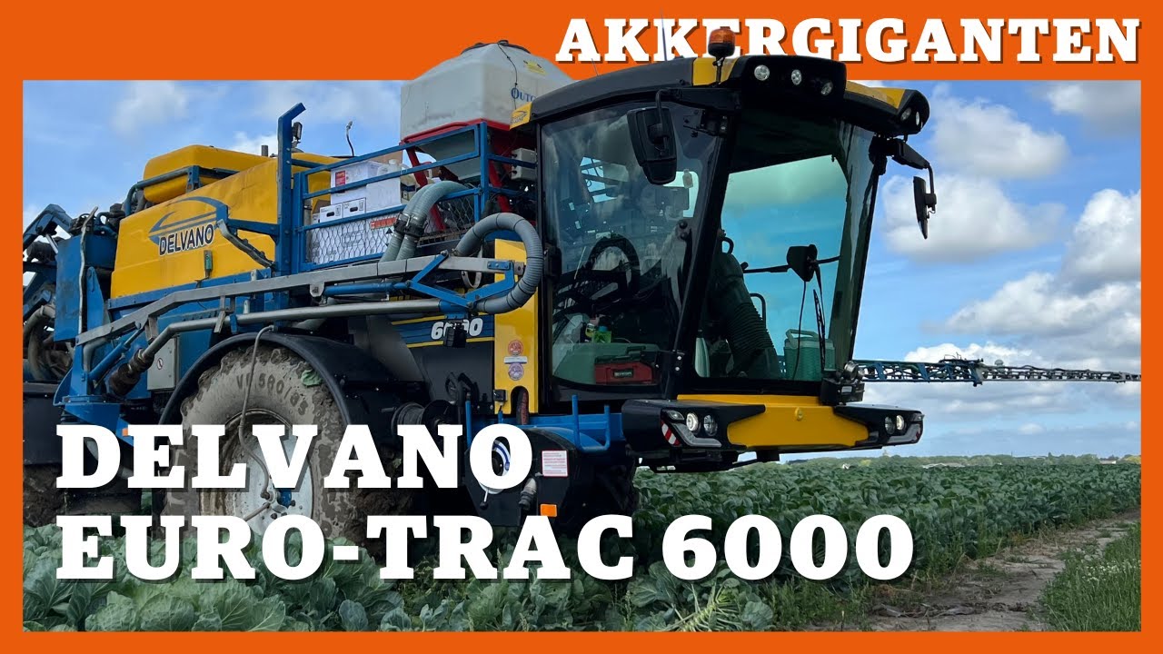 Delvano Euro-Trac 6000 met spuitboom van 57 meter