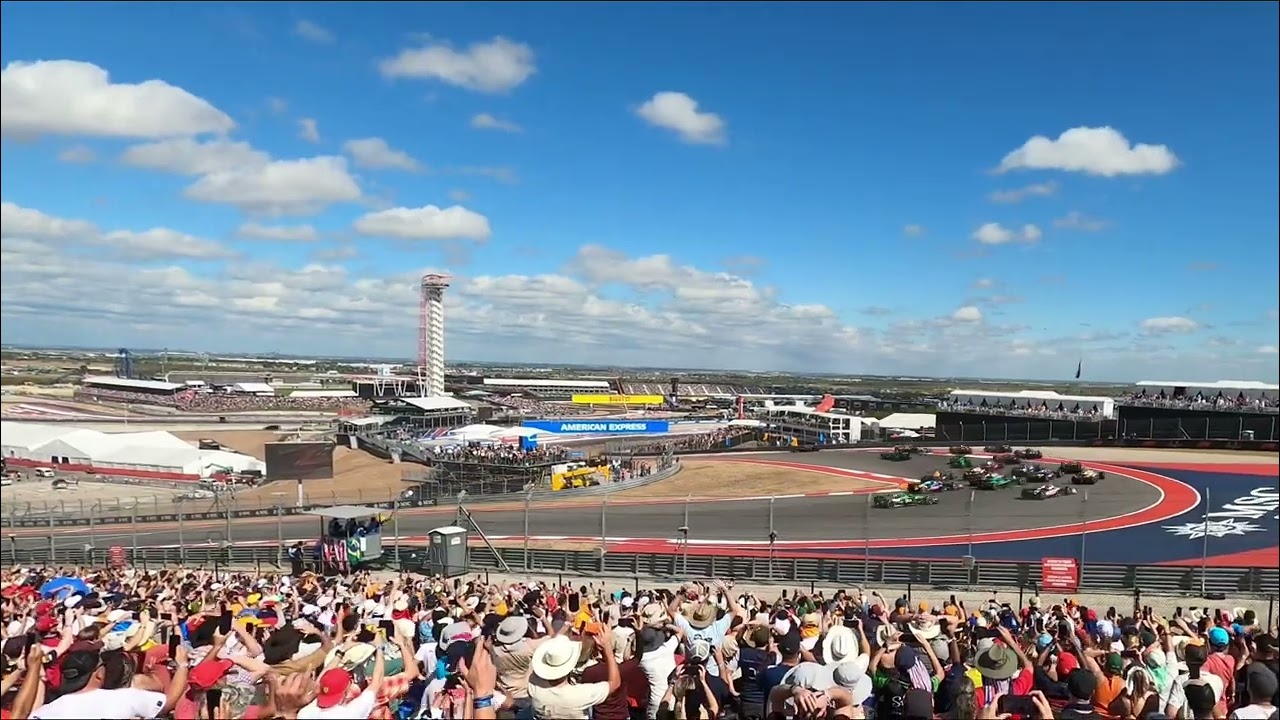 F1 Multi-Car Crash at 2025 COTA Sprint Race!