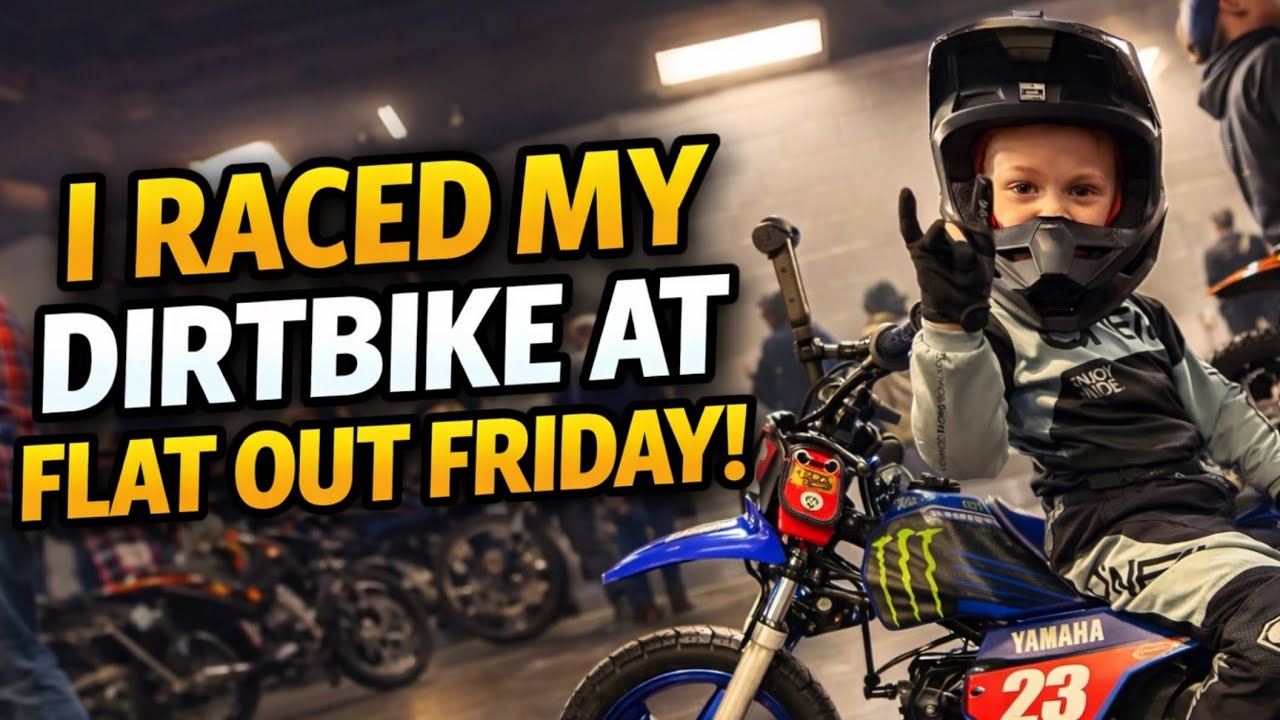 I RACED MY DIRT BIKE IN FRONT OF A PACKED CROWD!