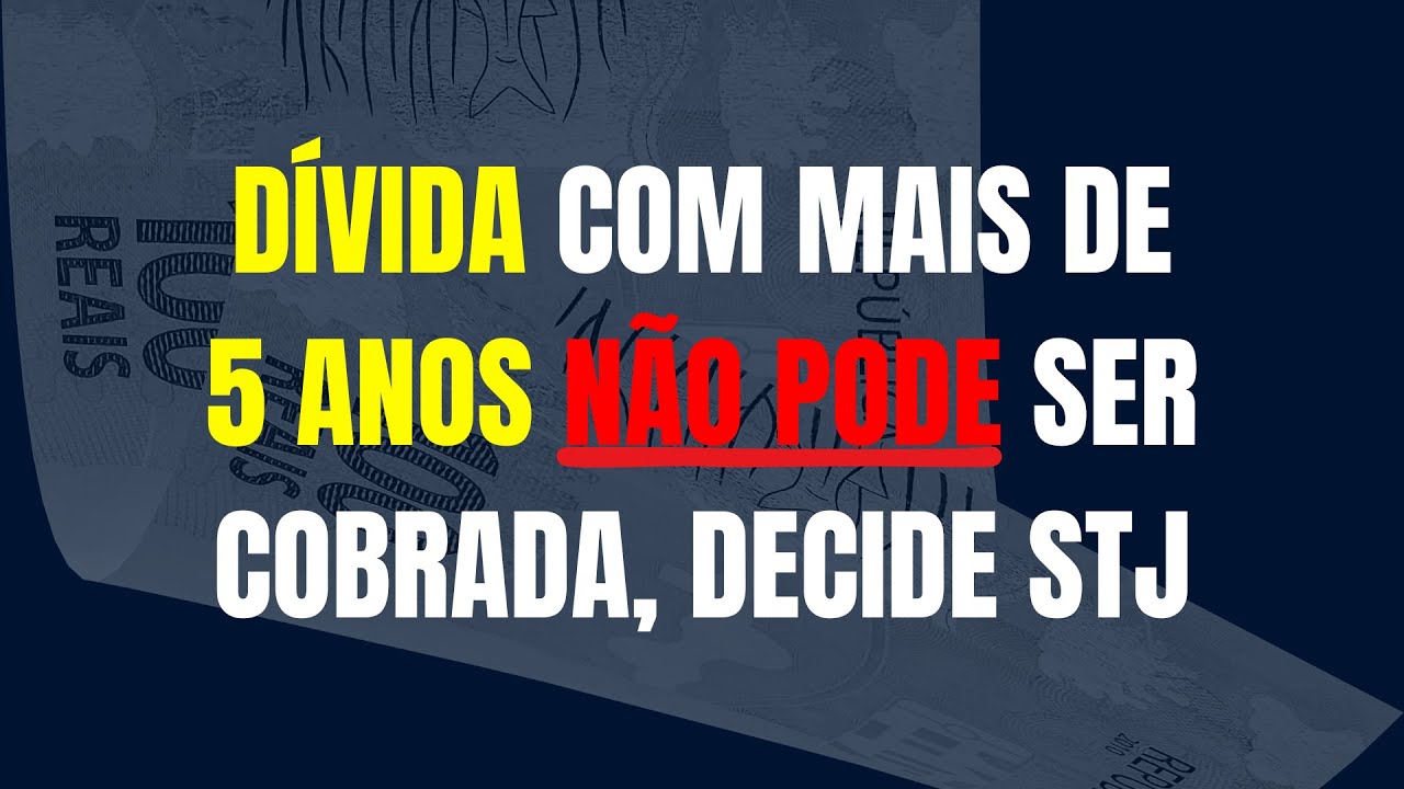 DÍVIDA COM MAIS DE 5 ANOS NÃO PODE SER COBRADA / PRESCRIÇÃO IMPEDE COBRANÇA DA DÍVIDA