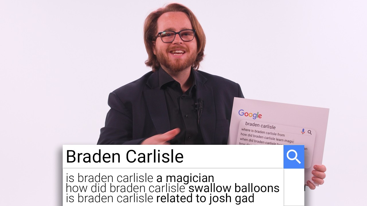 Magician Answers the Web's Most Searched Questions | Braden Carlisle Auto Complete Interview