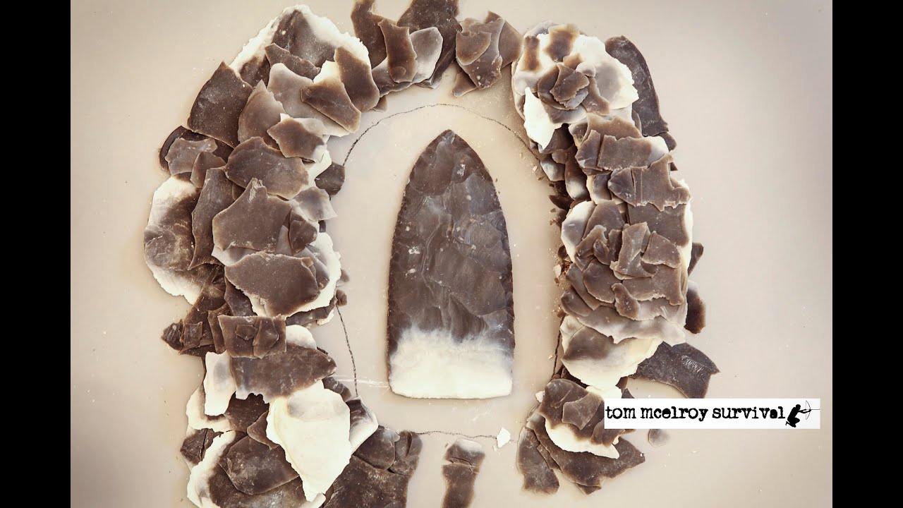 Flint Knapping--Stop Animation in one minute!!