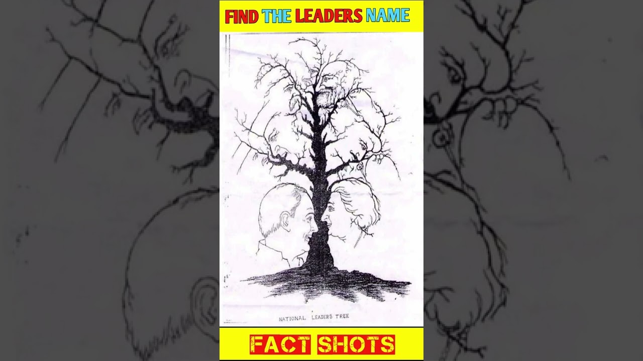 Indian Leaders Tree | Find how many faces | 