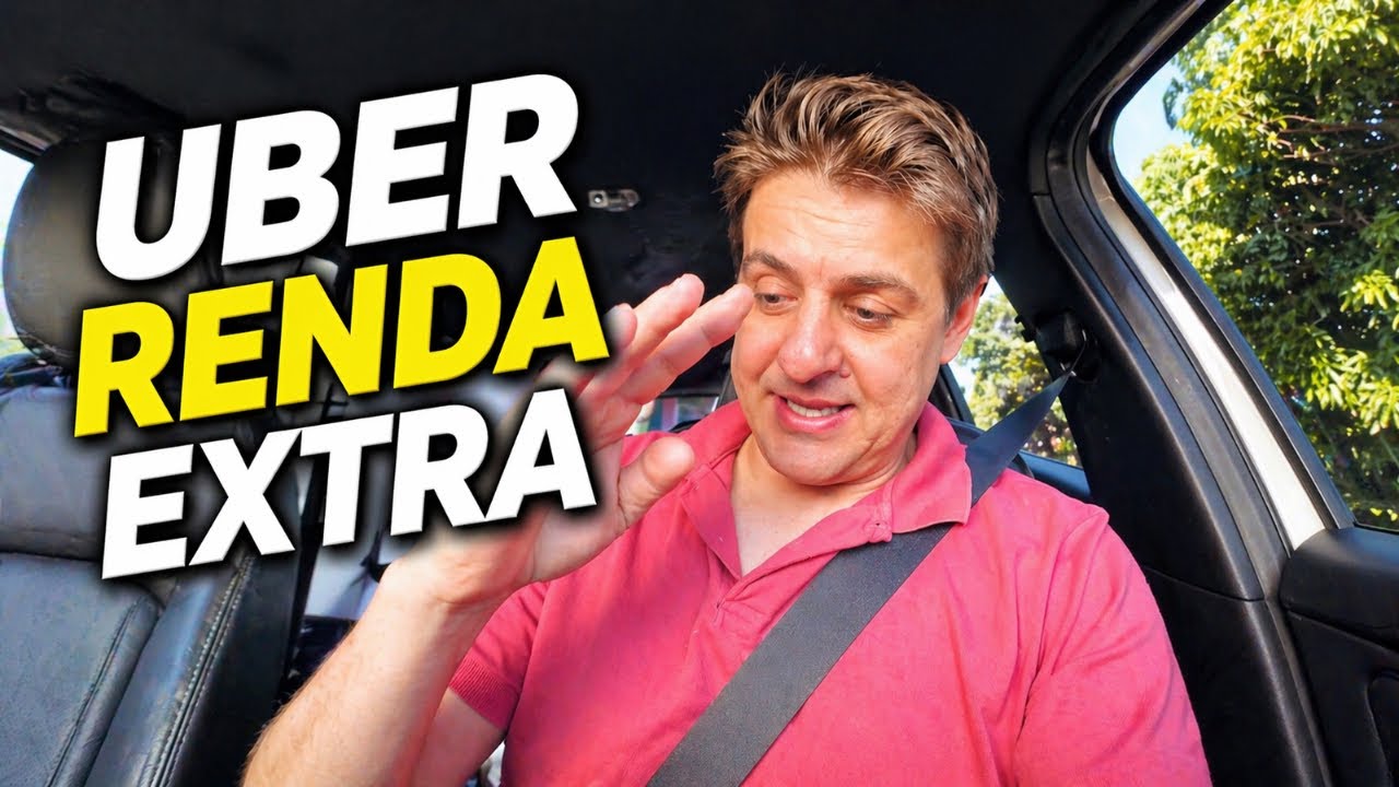 Trabalhei 4 HORAS na Uber como Renda Extra (Valeu a Pena?)