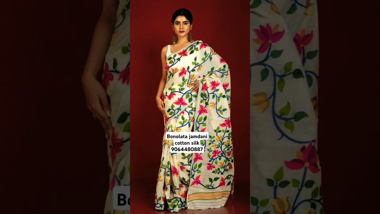 #saree #wholesale #trending  Bonolata jamdani,soft Good quality with BP, price only 800 phone  price