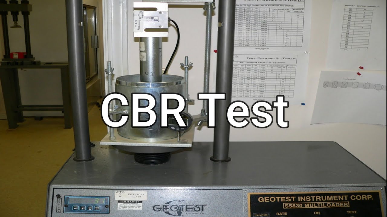 أختبار نسبه تحمل كاليفورنيا | CBR Test 1