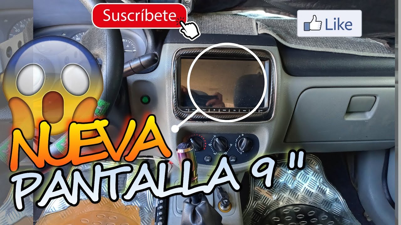 Platina con estereo de pantalla android 9