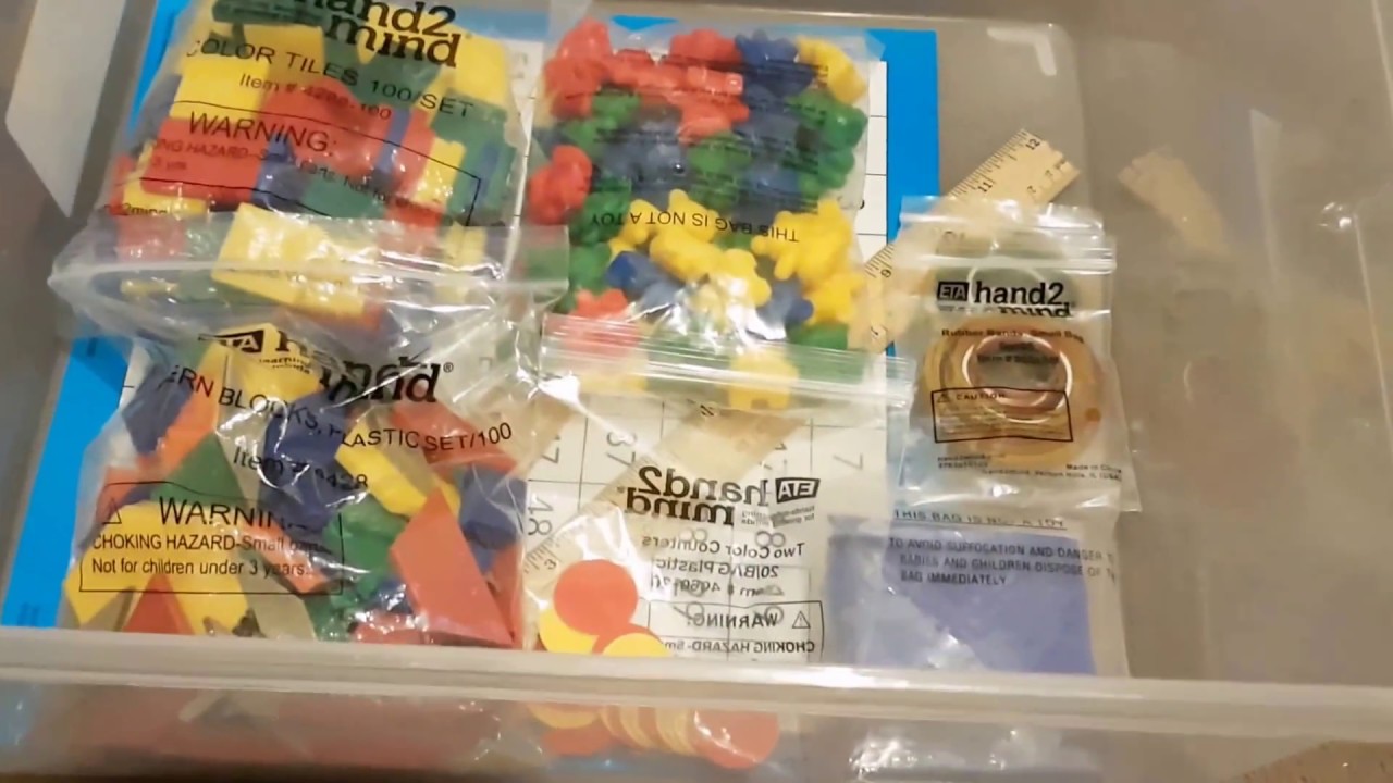 Saxon Math K & Manipulatives Unboxing