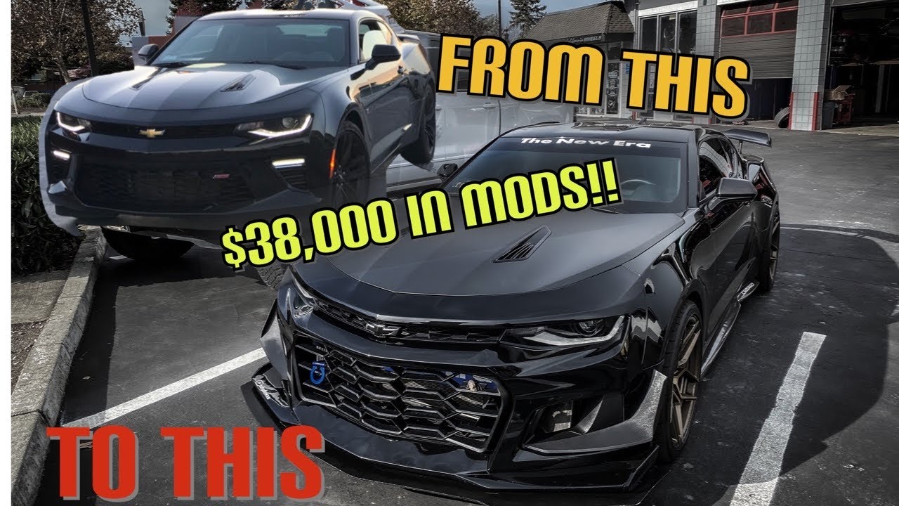 HOW MUCH MONEY IVE SPENT BUILDING MY 6th GEN CAMARO 2016 ss