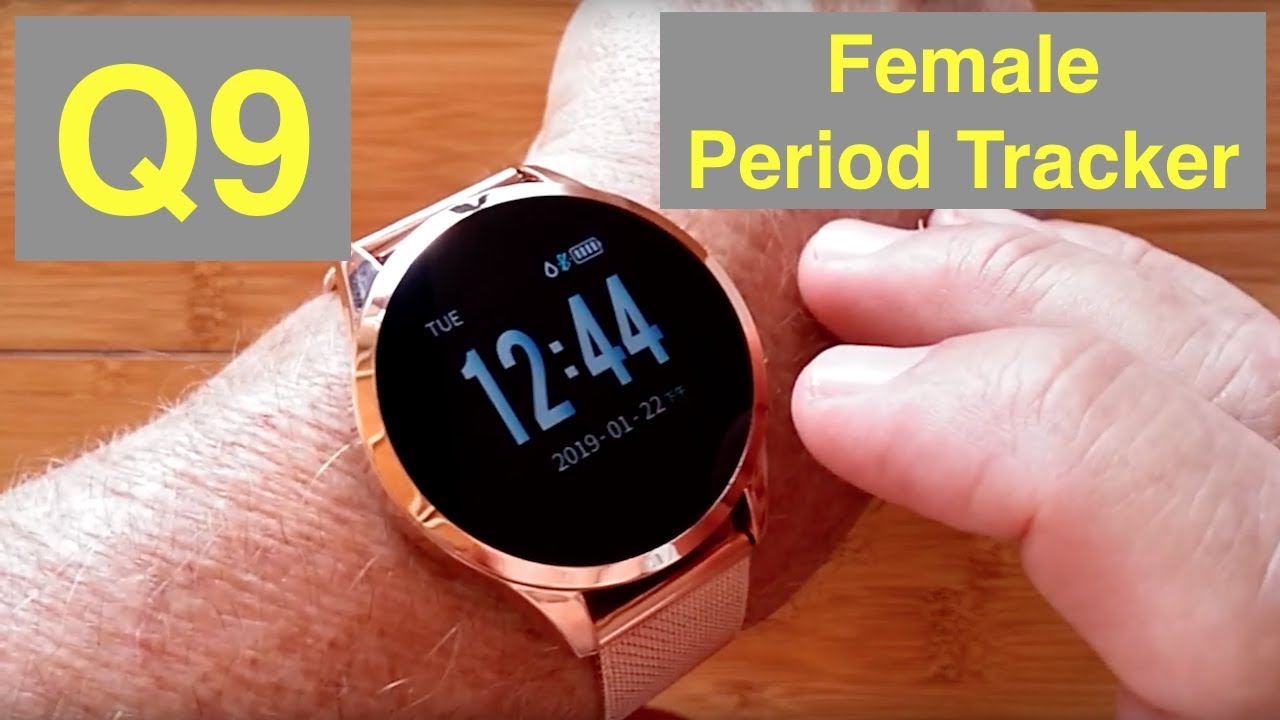 RUNDOING Q9 IP67 Waterproof Period Tracker Women's health/fitness Smartwatch: Unboxing and 1st Look