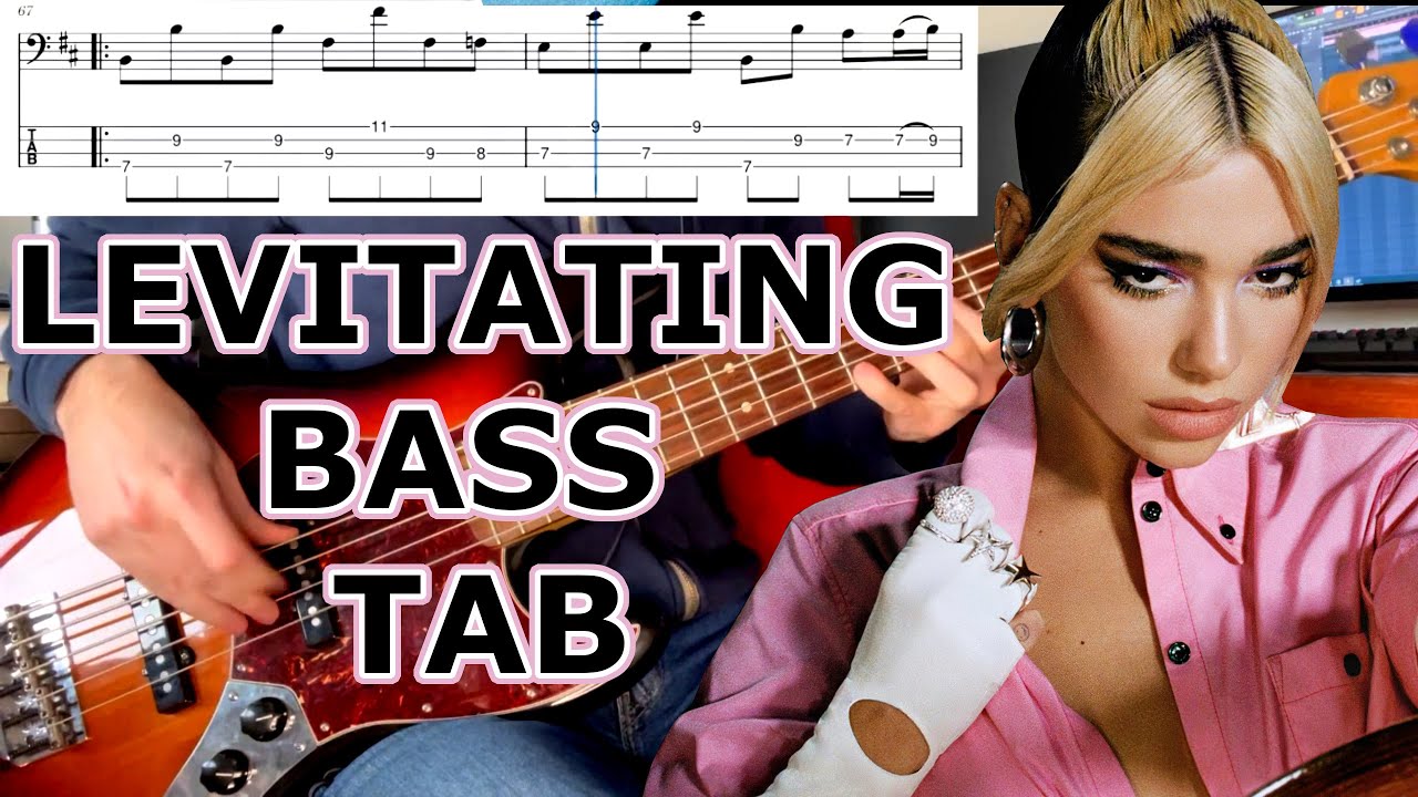 Levitating - Dua Lipa (Bass Cover + Tab)