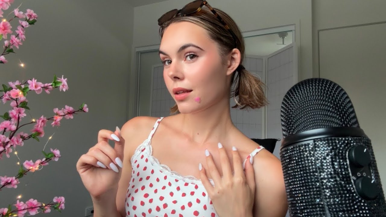 ASMR | Collarbone & Glasses Tapping 💕