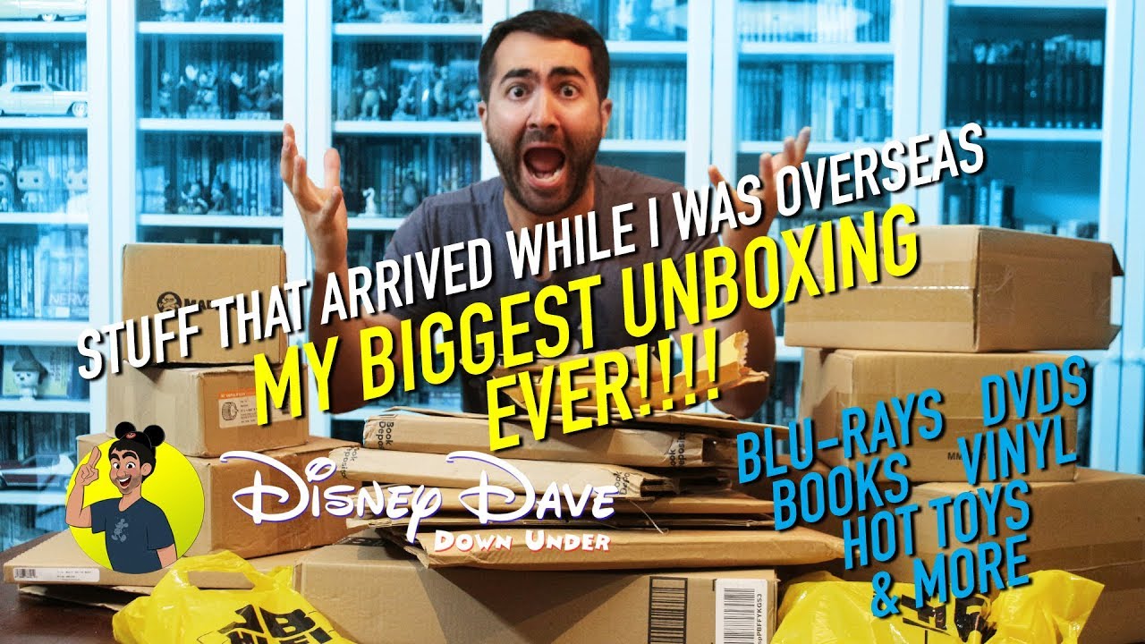 My BIGGEST UNBOXING EVER!! - HAUL of Blu-Rays, DVDs, Books, Vinyl, Hot Toys & More!