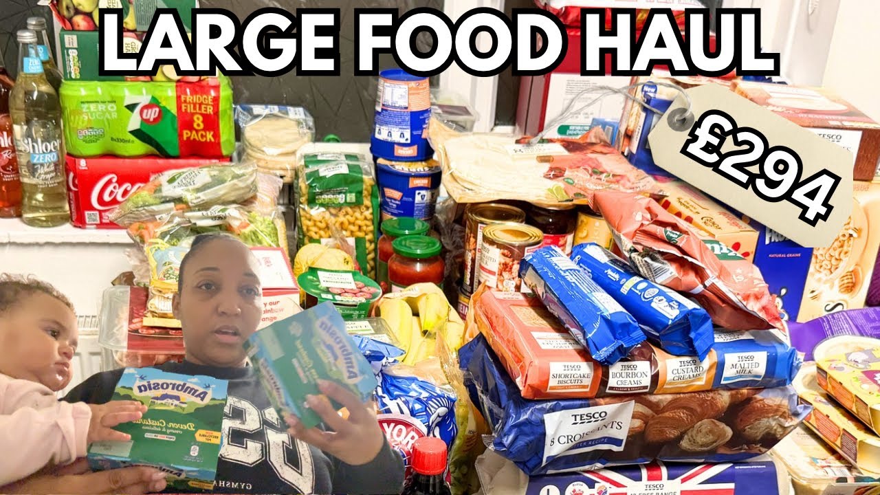 HUGE TESCO HAUL FOR FAMILY OF 7 🛒| FEEDING 5 KIDS! WHY IS FOOD SO EXPENSIVE!😫