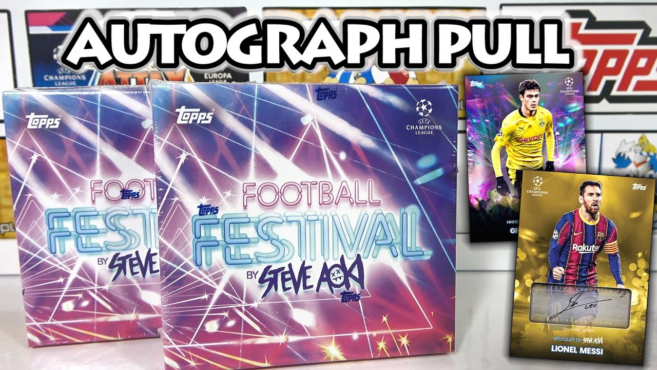 Opening 2 Topps Football Festvial By Steve Aoki Boxes | New 2021 On Demand Card Set | Auto Pull!