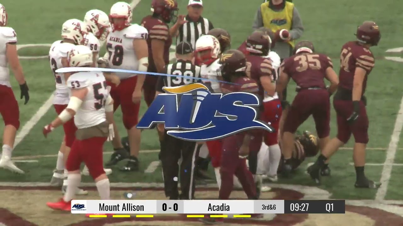 August 26, 2023 - USports Football - Acadia Axemen @ Mount Allison Mounties