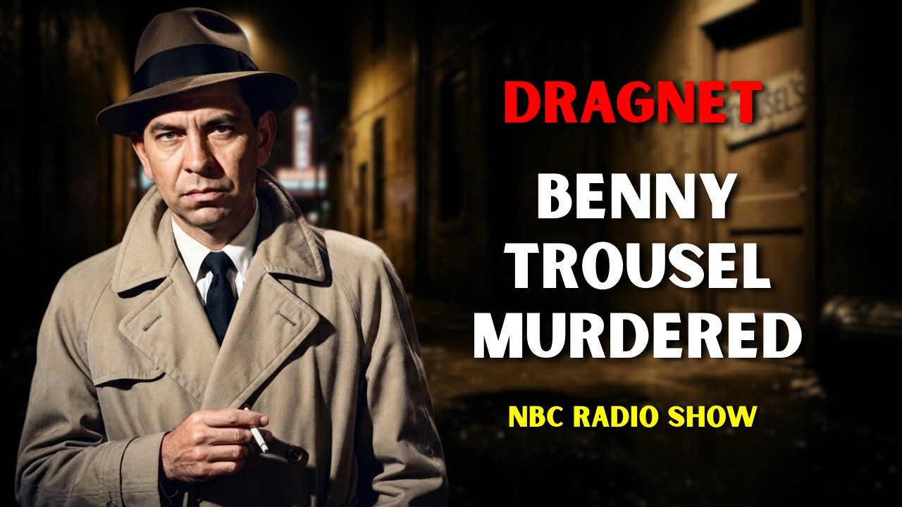 Dragnet: Benny Trousel Murdered | Jack Webb | NBC Radio Drama | A Classic Police Case