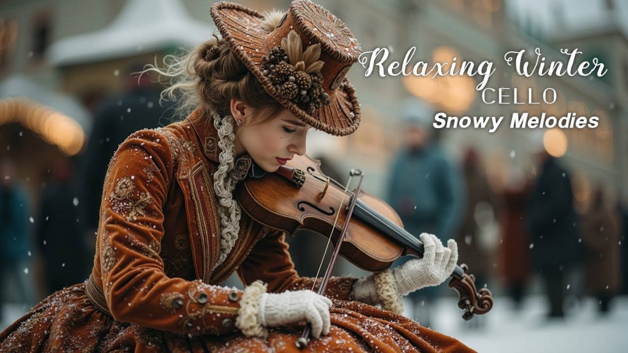 Winter Cello Ambience ~ Relaxing Victorian Music for Snowy Days ❄️ Emotional Calm Instrumental