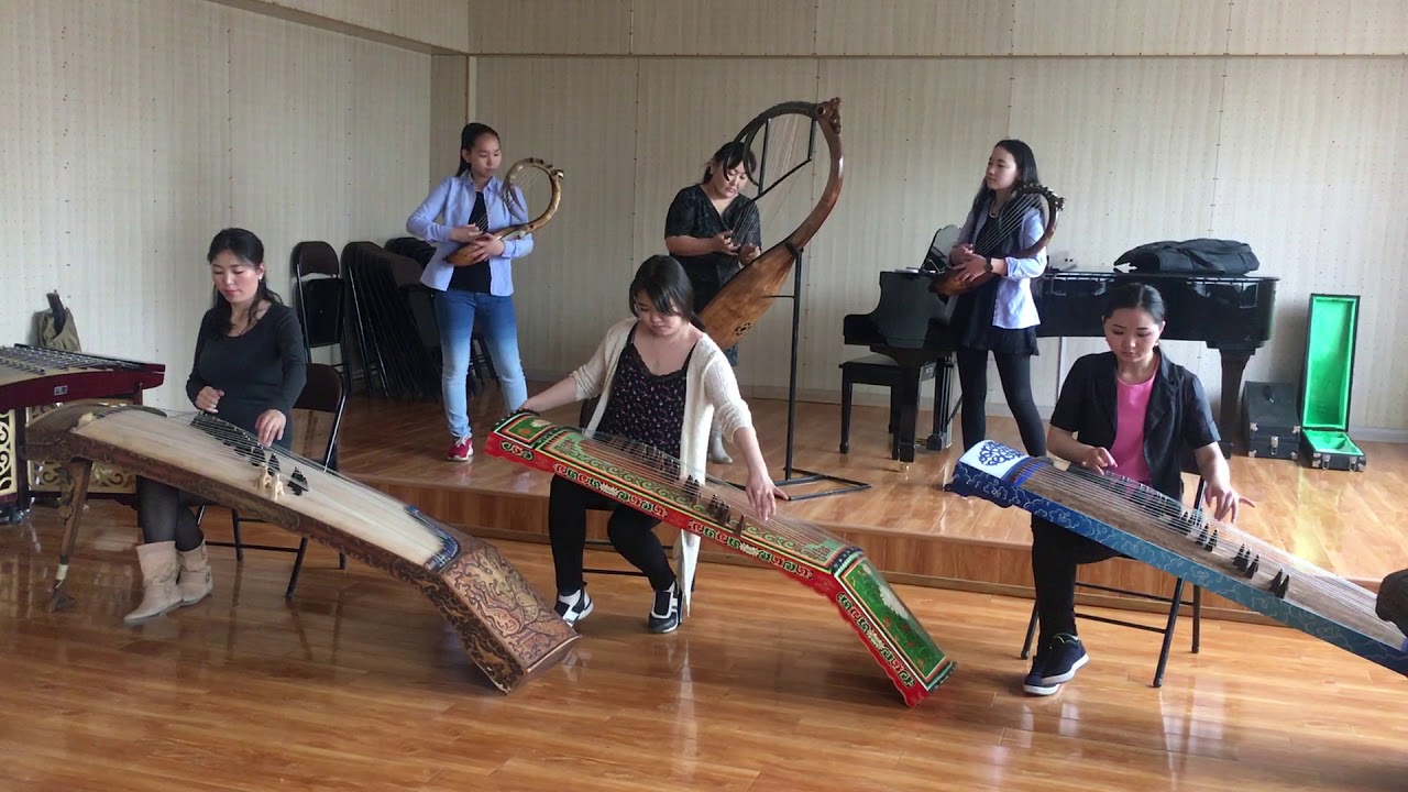 The Altai harp (7 Century) and Mongolian Akhu Ikh Yatga (3rd century BC)