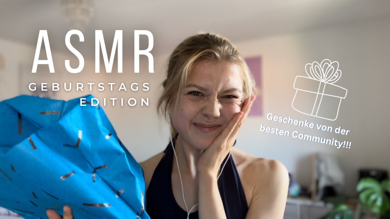 ASMR Geburtstags Edition | Geschenke von der Community auspacken 💕✨