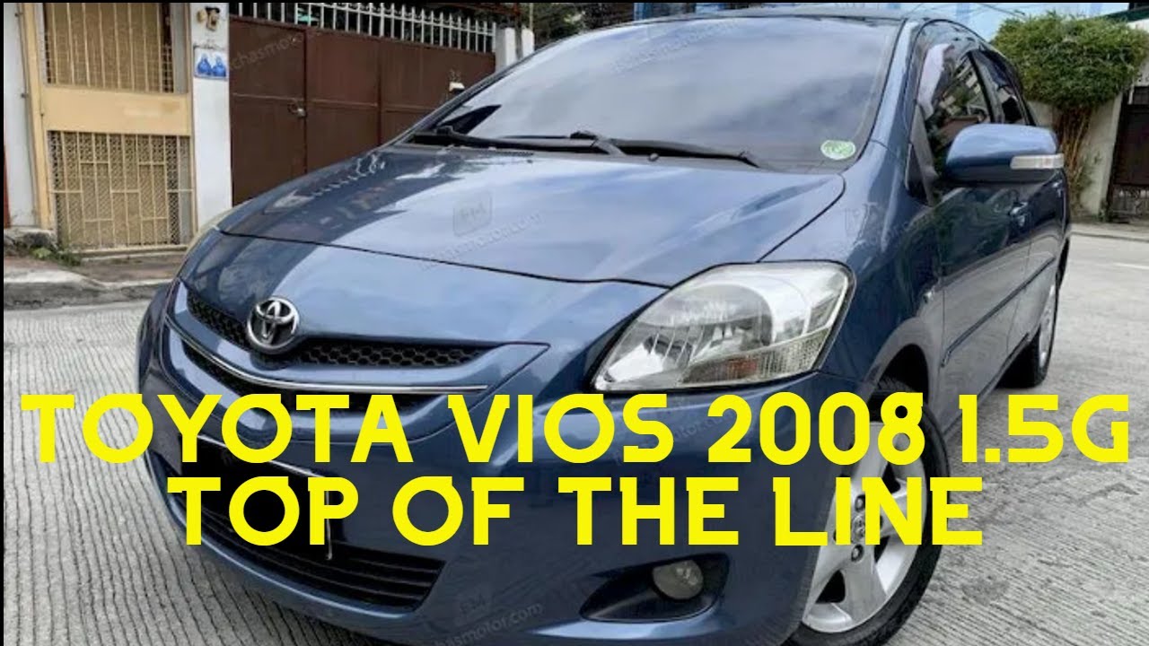 TOYOTA VIOS 2008 1.5G TOP OF THE LINE