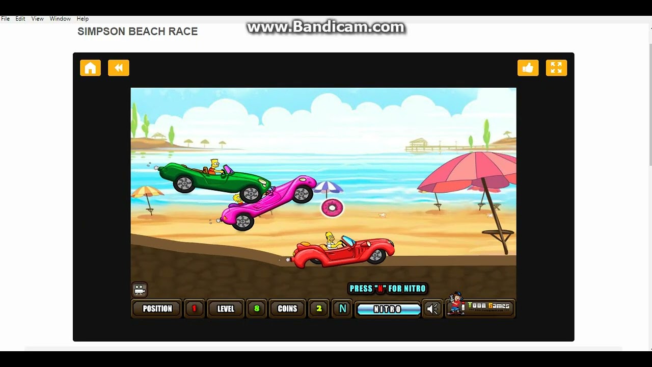 Simpsons Beach Race | Levels 6-9