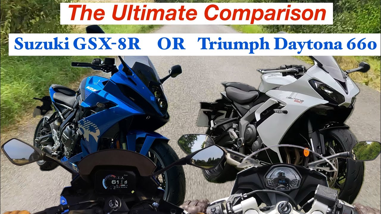 WHICH IS BEST? - Suzuki GSX-8R or Triumph Daytona 660