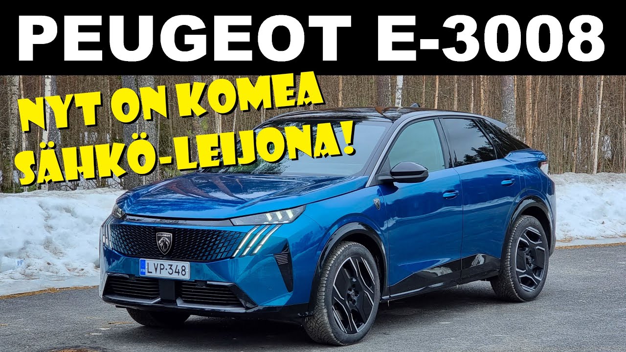 2024 Peugeot E-3008 koeajo - Uuden sukupolven Stellantis-sähköauto!