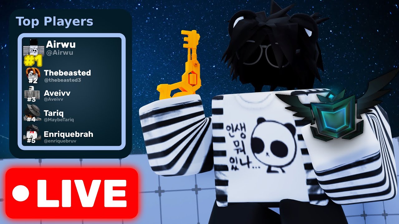 🔴NUMBER 1 RANKED PLAYER STREAKING LOSE = END STREAM 0/3🔴 (Roblox Rivals)