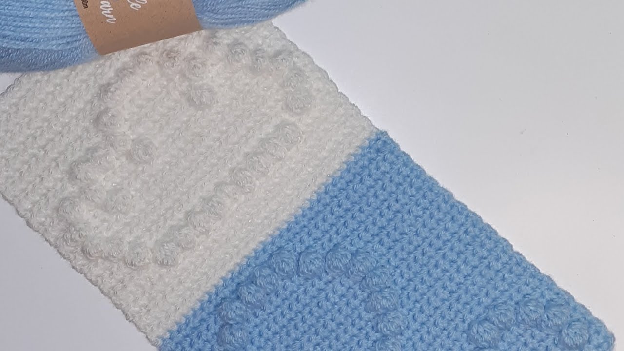 PART 2 easy bobble stitch cloud , ,kite to follow ,