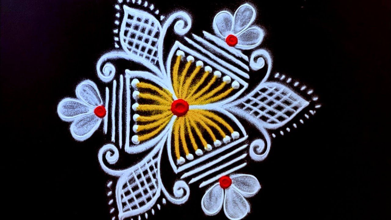 வெள்ளி கிழமை ஸ்பெஷல் ரங்கோலி கோலங்கள் &hearts;️ simple muggulu Trending New rangoli designs with dots