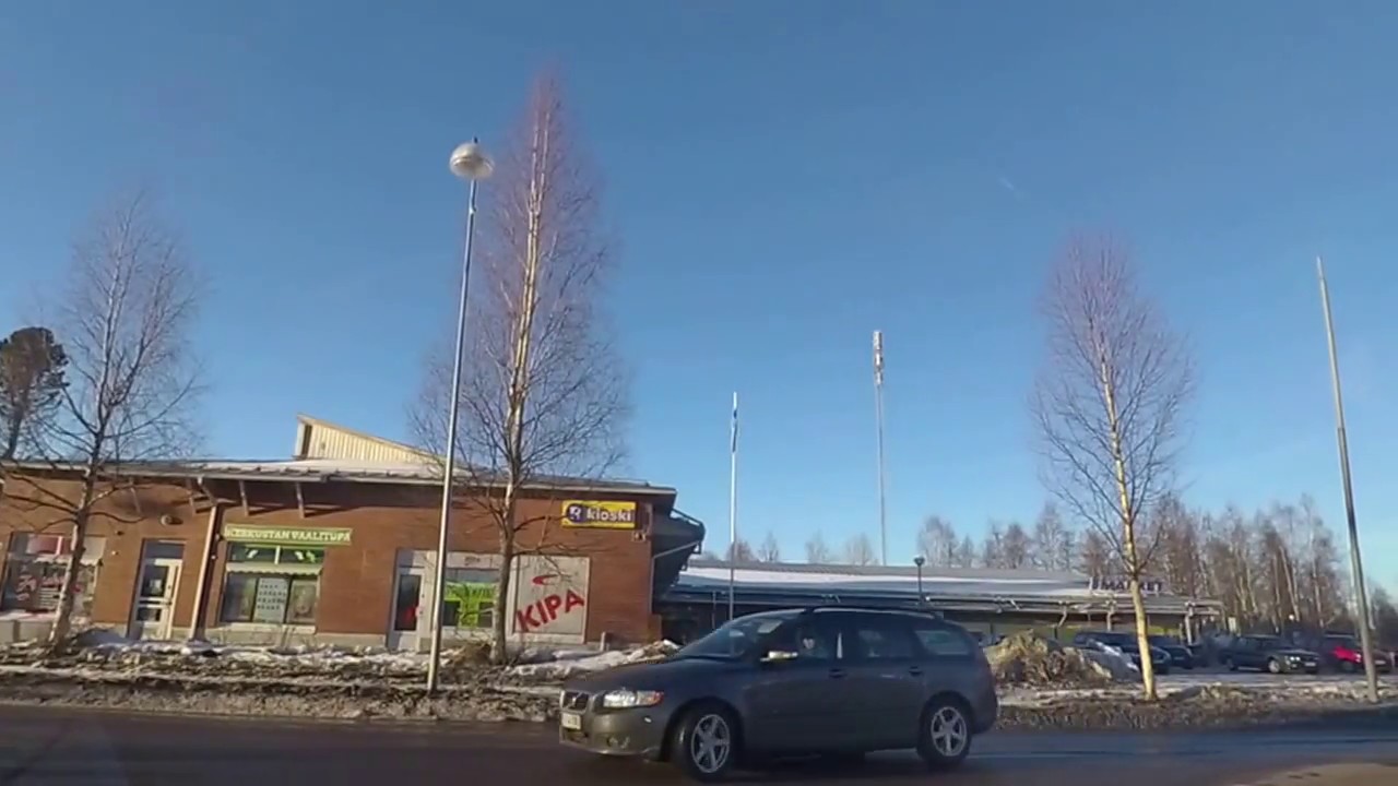 Pyhäjärvi, Pyhäsalmi, keskustaa. 19.3.2017