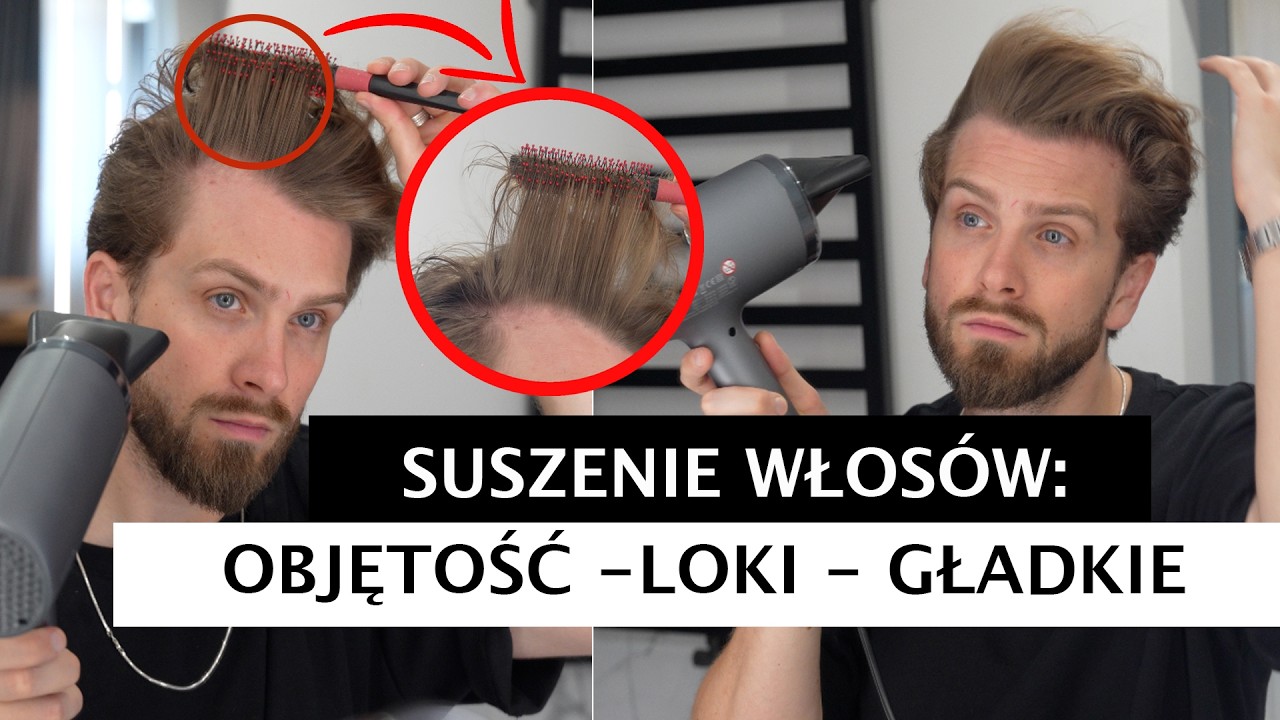 Jak suszyć włosy? TOP 3 techniki - żeby włosy LEPIEJ się układały. OBJĘTOŚĆ - LOKI czy WYGŁADZENIE?